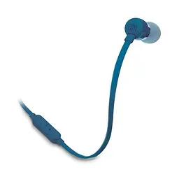 Навушники JBL T110 In-ear Mic Blue (JBLT110BLU) - мініатюра 2