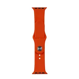 Ремінець Silicone Apple Watch 42/44/45/46/49 mm Apricot (2) (2) - мініатюра 2