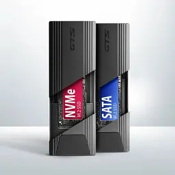 Кишеня зовнішня Axagon GTS, Grey, M.2, Type-C 3.2 Gen 2, 1xM.2 NVMe / SATA, формат 2230/2242/2260/2280, алюмінієвий корпус (EEM2-GTS2) - мініатюра 2