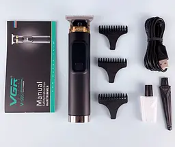 Професійний триммер VGR V-985 машинка для стрижки волосся USB Type-C 5 Вт - мініатюра 7
