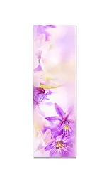 Вінілова наклейка на холодильник Фіолетові квіти вініловий самоклейка ПВХ 65х200 см Happy Pocket Z180380 - мініатюра 2