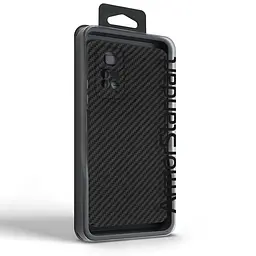 Карбоновый чехол для Xiaomi Redmi Note 12 Pro 4G, LikeCarbon, черный, панель, защитный чехол-накладка, ультратонкий и легкий, противоударный, обеспечивает защиту от ударов, падений и царапин, ArmorStandart (ARM71945) - мініатюра 3