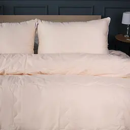 Літній постільний комплект MirSon Line Satin Light Pro Creamy Eco-Soft Сімейний (2200010972665) - мініатюра 2