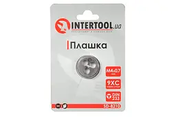 Плашка ручна кругла метрична Intertool M4 х 0.7 - мініатюра 3
