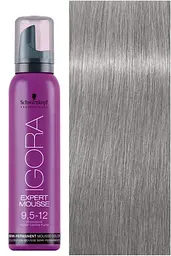 Мус-фарба для волосся Schwarzkopf Professional Igora Expert Mousse, відтінок 9,5-12, 100 мл (1917518) - мініатюра 3