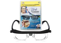 Окуляри з регулюванням лінз Dial Vision Adjustable Lens Eyeglasses від -6D до +3D (kz175) - мініатюра 2