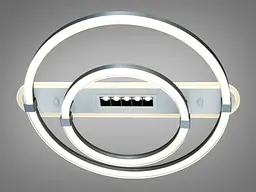 Сучасна LED-люстра кільця Diasha 5141/500+300GR 88W, 4840 lm, 56×50 см - мініатюра 3