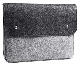 Чохол Gmakin Apple MacBook Air/Pro 15` GM05-15 Felt Case (Black/Grey) [73562] - мініатюра 2