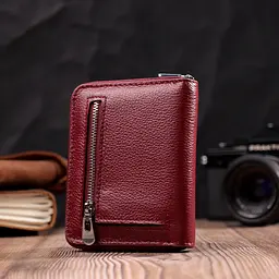 Жіночий шкіряний гаманець ST Leather 11,8х9,5х2 см acs0028400 - мініатюра 7