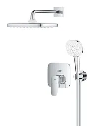Душова система прихованого монтажу Grohe Cubeo з Tempesta 250 1053360000, Білий - мініатюра 3