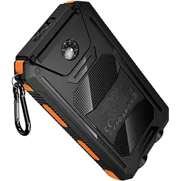 Зовнішній акумулятор Hoco J164 Platinum Solar 8000mAh 10W Black [157758] - мініатюра 6