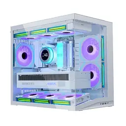 Корпус Lian Li O11 Dynamic Mini V2 Flow White (G99.O11DMIV2FW.00) - мініатюра 5