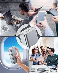 Andizun 30000mAh Power Bank, портативний зарядний пристрій 65 Вт PD і 76 Вт PC USB C, 3 порти зарядки - мініатюра 7