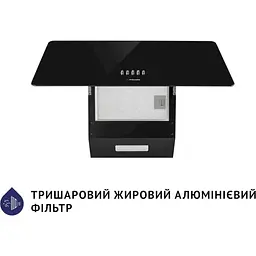 Витяжка Minola HDN 6224 BL 700 LED blak - мініатюра 5