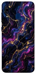 TPU чехол Demsky Purple space marble для Samsung Galaxy A20 / A30