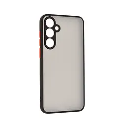 Чехол-накладка для Samsung Galaxy S23 FE 5G (SM-S711), Frosted Matte, черный, противоударный чехол с защитой всего корпуса, термополиуретан TPU + поликарбонат PC, ArmorStandart (ARM69714)