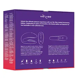 Подарунковий набір We-Vibe 15 Year Anniversary Collection, смарт-вібратор для пар + віброкуля - мініатюра 8