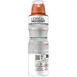 Дезодорант-антиспірант для тіла, захист від поту до 96 годин L'Oreal Paris Men Expert Clinical Ultra 96H 150 мл - мініатюра 2