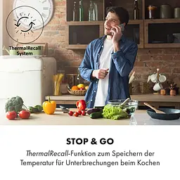 Вбудована індукційна варильна поверхня Klarstein Delicatessa 90 Hybrid (10035200) - мініатюра 8