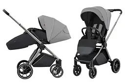 Прогулянкова коляска Carrello Ultra CRL-5525 Silk Grey BF реверсивний блок легка рама захист від сонця