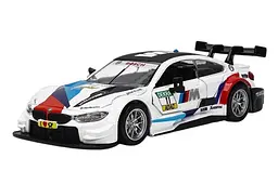 Іграшкова машинка гоночна BMW M4 DTM 1:43 Автопром металева 4367, коробка 14,5 х6, 5х7 см - мініатюра 2