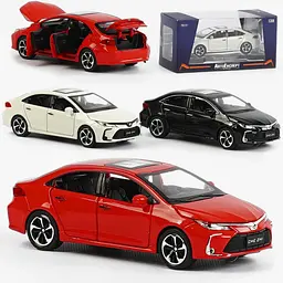 Колекційна металева модель автомобіля АвтоЕксперт Toyota Corolla з інерцією, світлом та звуком 1:32 - мініатюра 10