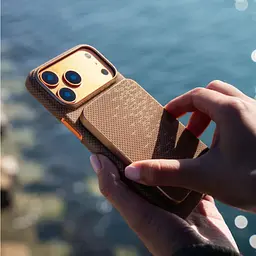 Зовнішній акумулятор Pitaka Aramid Fiber Magnetic 5000mAh 20W Golden Glint (PBQ2506) [161463] - мініатюра 6