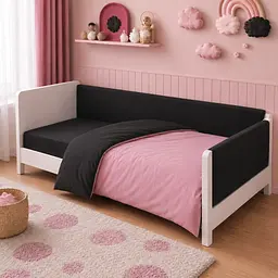 Дитяча постільна білизна MIRSON TEENAGER фланель Black/Pink 200х220см (2200012803417) - мініатюра 8