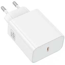 МЗП Hoco C162A Source PD40W (1USB-C) White - мініатюра 6
