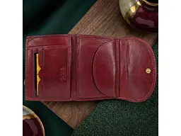 Жіночий гаманець із натуральної шкіри Italico 2058 rosso Червоний 10x13,5x2,5 см TONY PEROTTI acs0032534 - мініатюра 4