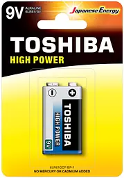 Батарейка Toshiba 6LR61GCP BP-1 (6850398)