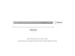 Стилус Vention 2-in-1 Stylus Pen Gray Aluminum Alloy Type (KQMH0) - мініатюра 2