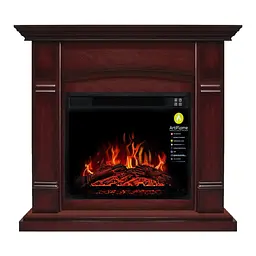 Камінокомплект ArtiFlame Manchecter AF23S махагон коричневий антік (зі звуком)