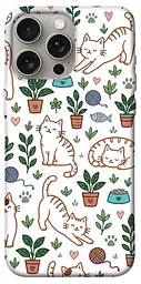 TPU чохол Demsky Cats pattern для Apple iPhone 15 Pro Max (6.7")