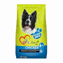 Корм сухий EuroDog Chicken для собак з куркою 10 кг - мініатюра 2