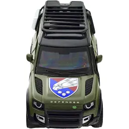 Машинка TechnoDrive серії Шеврони Героїв LAND ROVER DEFENDER 110 "25 ОВДБр" - мініатюра 8