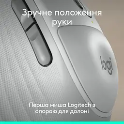 Мишка Logitech Signature Comfort Plus M850L Wireless/USB-C Off-White (910-007716) - мініатюра 4