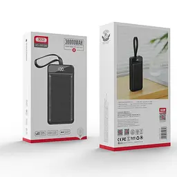 Портативна батарея XO PR156 30000 mAh PD20W + QC 3.0 22.5W Black - мініатюра 2