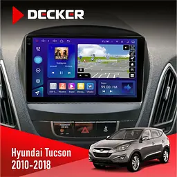 Штатна магнітола Hyundai Tucson 2010-2018 Decker D9-009 4x64, DSP, 4G, 2k Decker (НФ-00008223)