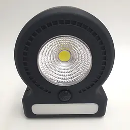 Ліхтар кемпінговий 3 режими COB, 8SMD(white), 5SMD(red) магніт та гак для підвіски 3хАА лампа 11см UKC 037-A чорний