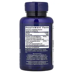 Ашваганда та м'ята Ashwagandha Plus, 60 вегакапсул Life Extension vit0004261 - мініатюра 2