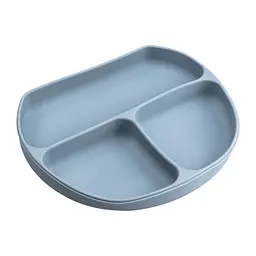 Набір силіконового посуду для дітей Ведмедик 7 предметів, синій TS Kitchen HP34546BL - мініатюра 4