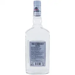Текіла Tres Sombreros Silver 38% 2 л (2 шт. х 1 л) - мініатюра 4