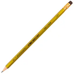Олівець графітний  Koh-i-Noor Oriental НВ з гумкою золотистий (1372)