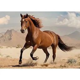 Пазли тришарові Interdruk Horses 2, 1000 шт. (384973) - мініатюра 2