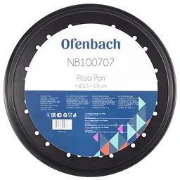 Форма для випікання піци Ofenbach з вуглецевої сталі, 33 см (OF-100707) - мініатюра 3