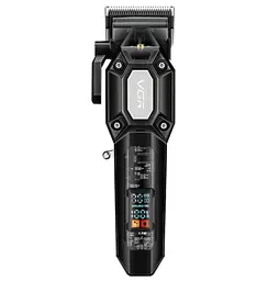 Машинка для стрижки (clipper) VGR V-600, 6 насадок, LED display, Black