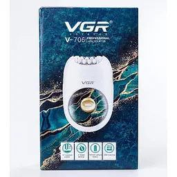 Жіночий акумуляторний епілятор VGR V-706 для бікіні ніг USB - мініатюра 5