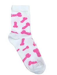 Шкарпетки жіночі "Pisyuny pink" білі