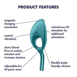 Віброкільце Satisfyer Swordsman 14.2 см зелений - мініатюра 7